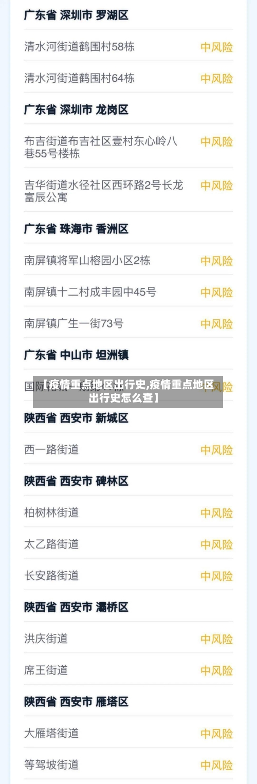 【疫情重点地区出行史,疫情重点地区出行史怎么查】-第3张图片