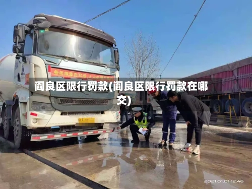 阎良区限行罚款(阎良区限行罚款在哪交)-第2张图片