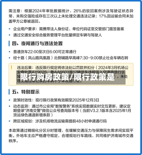 限行购房政策/限行政策是-第2张图片