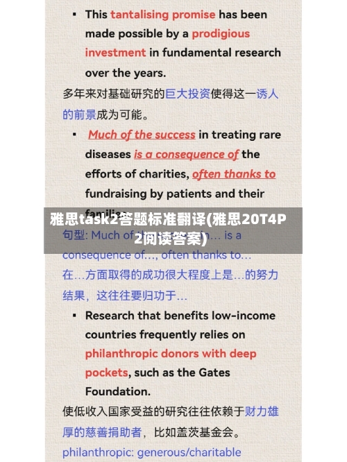 雅思task2答题标准翻译(雅思20T4P2阅读答案)