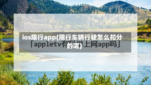ios限行app(限行车辆行驶怎么扣分的呢)-第2张图片