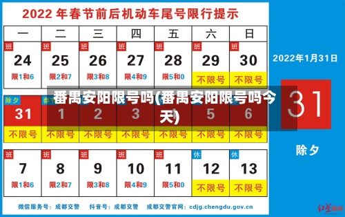 番禺安阳限号吗(番禺安阳限号吗今天)