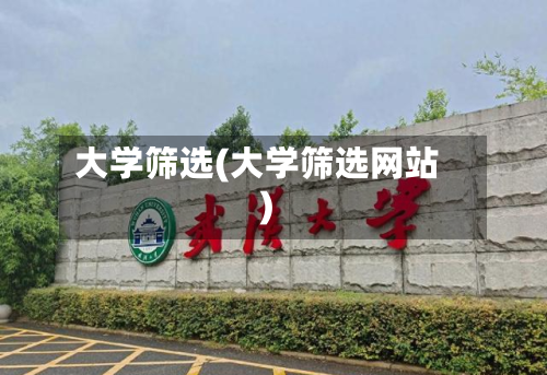 大学筛选(大学筛选网站)-第3张图片