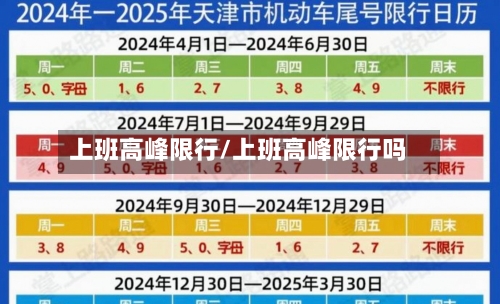 上班高峰限行/上班高峰限行吗