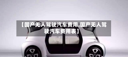 【国产无人驾驶汽车费用,国产无人驾驶汽车费用表】-第2张图片