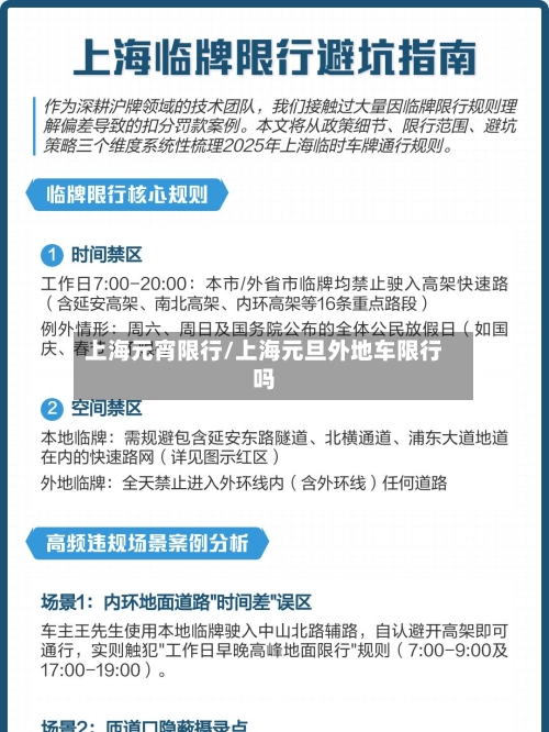 上海元宵限行/上海元旦外地车限行吗-第2张图片