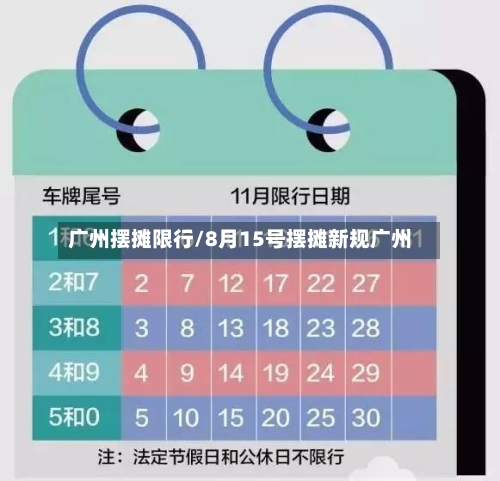 广州摆摊限行/8月15号摆摊新规广州