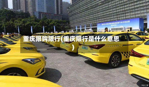 重庆限购限行(重庆限行是什么意思)-第2张图片