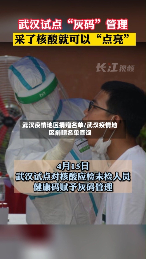 武汉疫情地区捐赠名单/武汉疫情地区捐赠名单查询