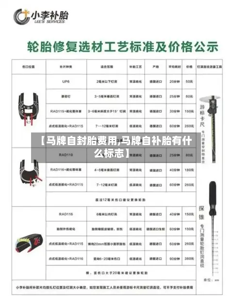 【马牌自封胎费用,马牌自补胎有什么标志】