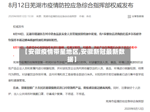 【安徽疫情带星地区,安徽新冠最新数据】-第2张图片