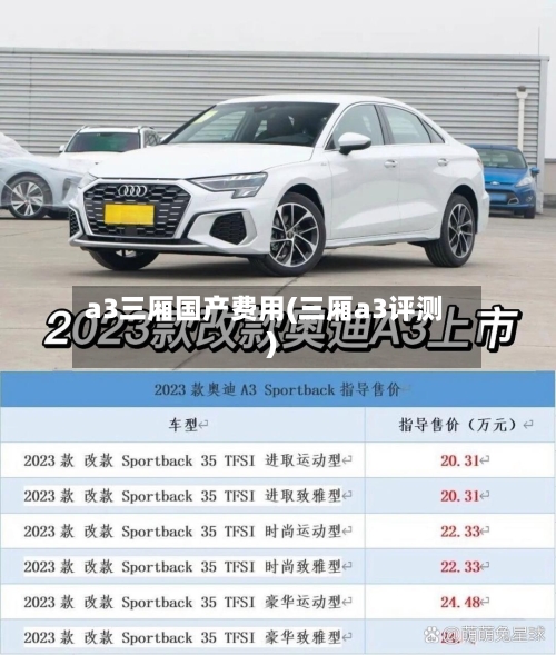 a3三厢国产费用(三厢a3评测)