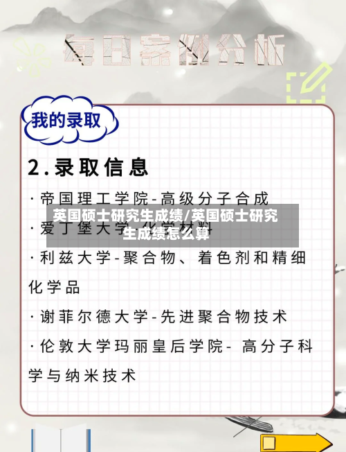 英国硕士研究生成绩/英国硕士研究生成绩怎么算-第3张图片