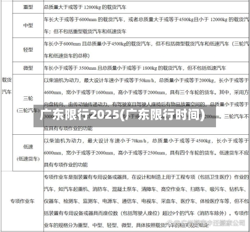 广东限行2025(广东限行时间)-第3张图片