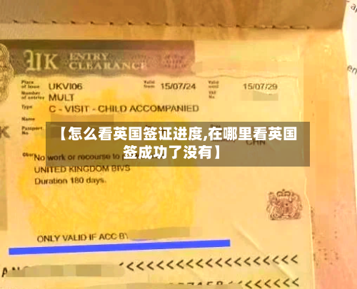 【怎么看英国签证进度,在哪里看英国签成功了没有】