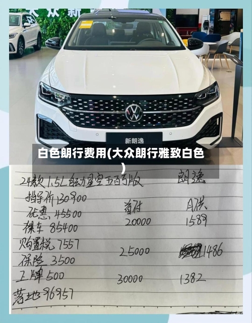 白色朗行费用(大众朗行雅致白色)