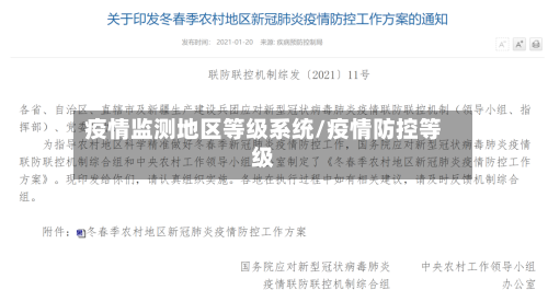 疫情监测地区等级系统/疫情防控等级-第2张图片