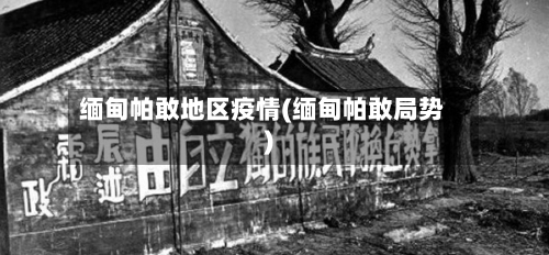 缅甸帕敢地区疫情(缅甸帕敢局势)