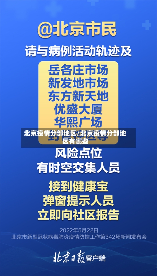 北京疫情分部地区/北京疫情分部地区有哪些