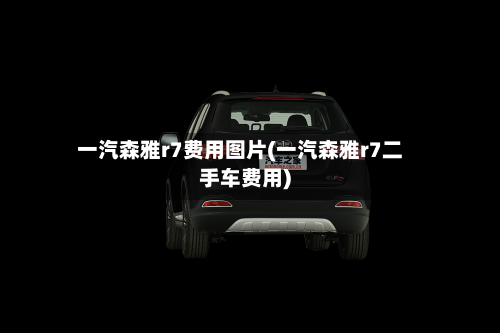 一汽森雅r7费用图片(一汽森雅r7二手车费用)-第2张图片