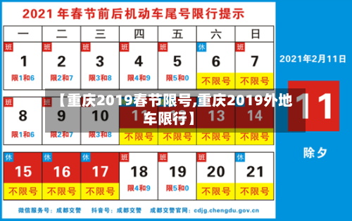 【重庆2019春节限号,重庆2019外地车限行】-第2张图片