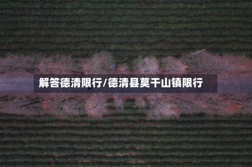解答德清限行/德清县莫干山镇限行