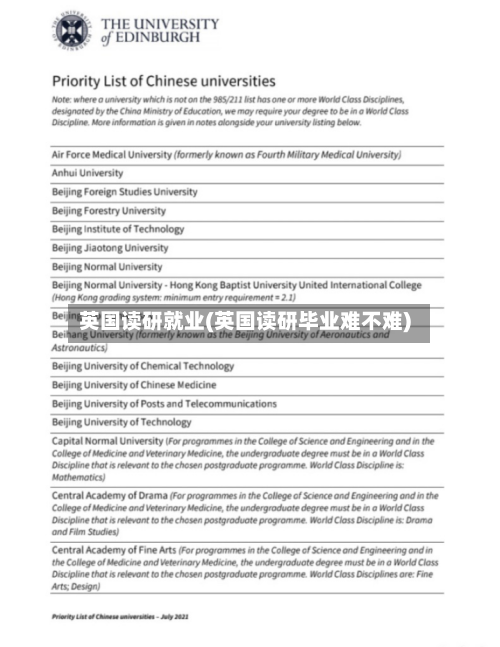 英国读研就业(英国读研毕业难不难)