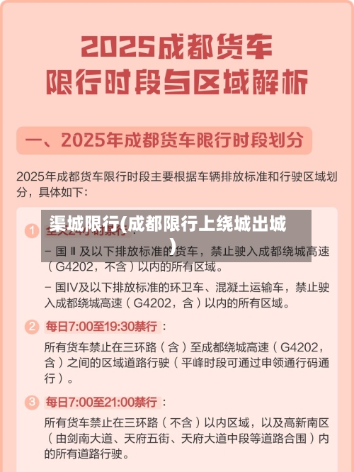 渠城限行(成都限行上绕城出城)