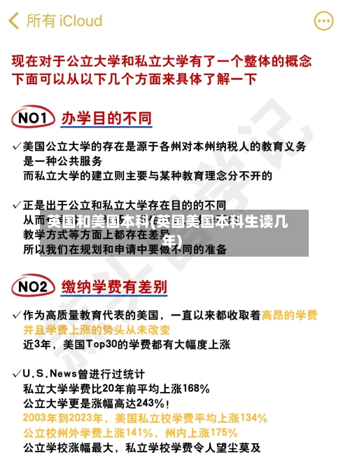 英国和美国本科(英国美国本科生读几年)-第2张图片