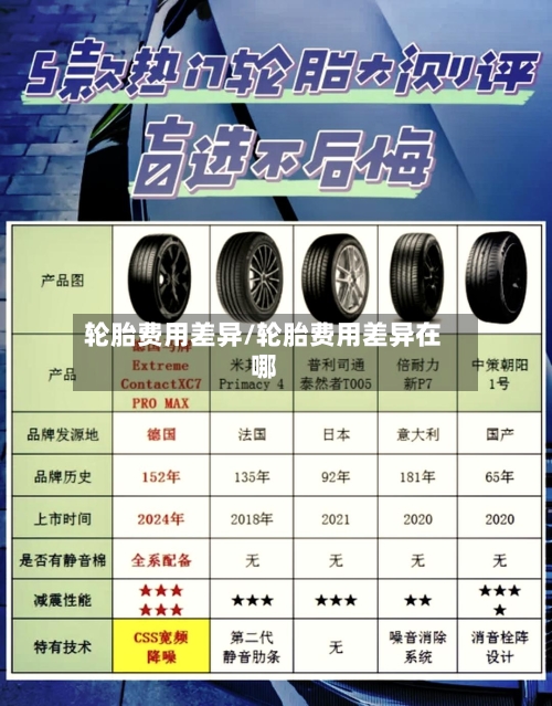 轮胎费用差异/轮胎费用差异在哪-第2张图片