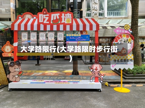 大学路限行(大学路限时步行街)-第2张图片