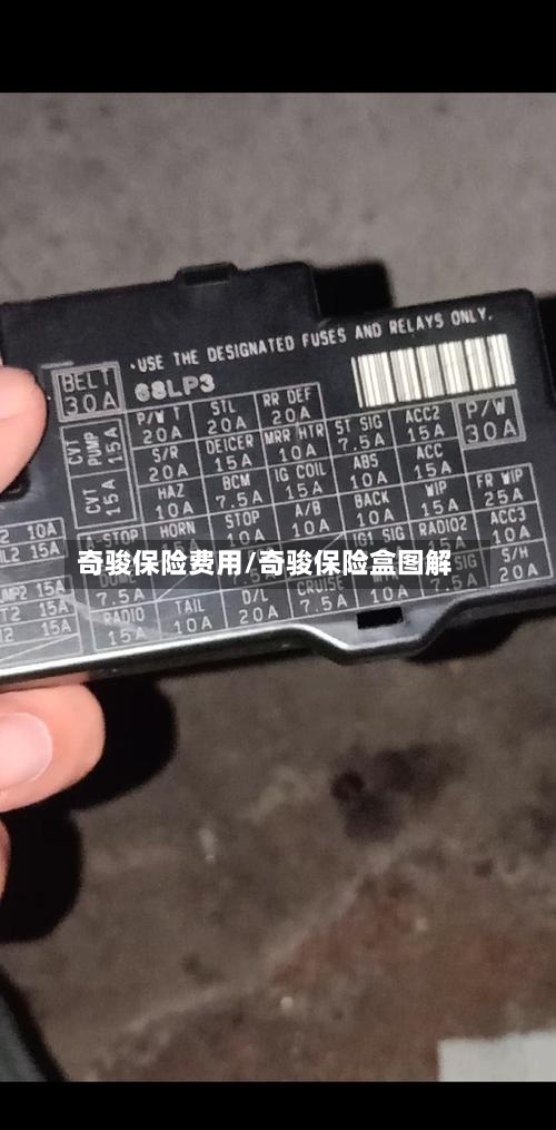 奇骏保险费用/奇骏保险盒图解