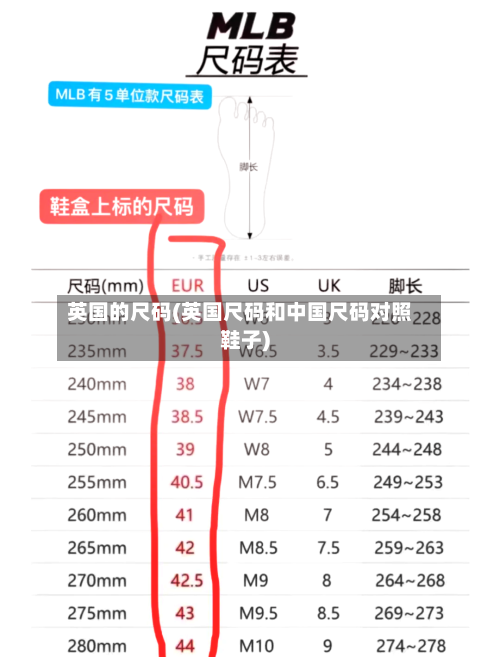 英国的尺码(英国尺码和中国尺码对照鞋子)-第2张图片