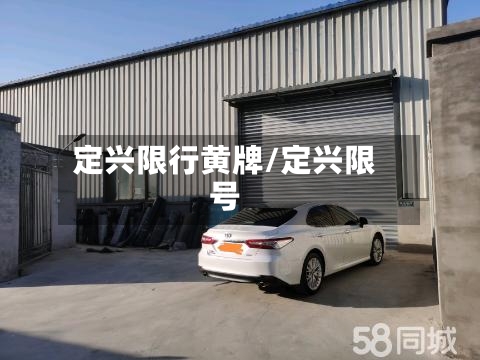 定兴限行黄牌/定兴限号-第2张图片