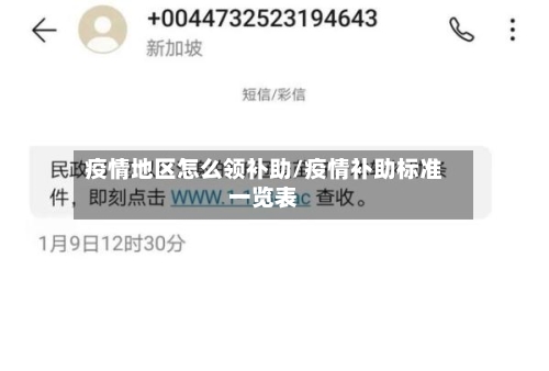 疫情地区怎么领补助/疫情补助标准一览表-第2张图片