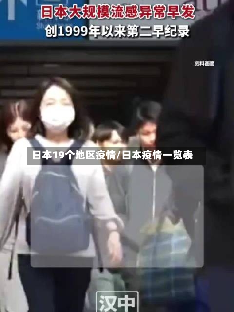 日本19个地区疫情/日本疫情一览表