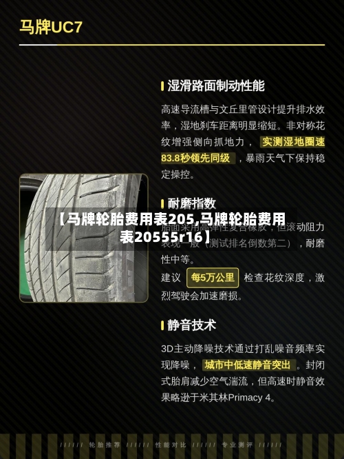 【马牌轮胎费用表205,马牌轮胎费用表20555r16】-第2张图片