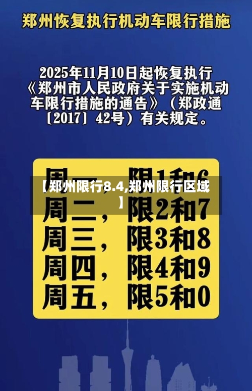 【郑州限行8.4,郑州限行区域】