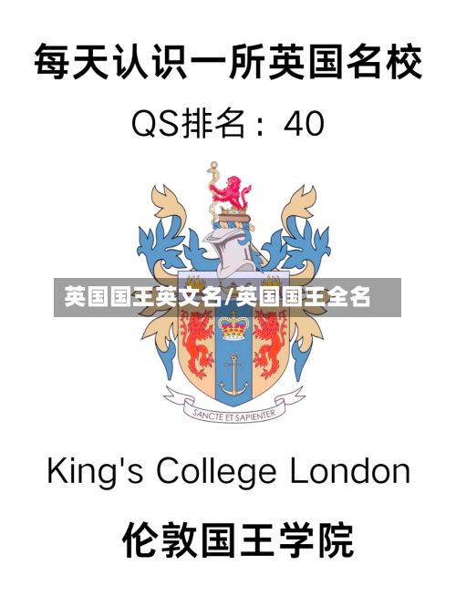 英国国王英文名/英国国王全名