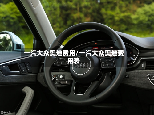一汽大众奥迪费用/一汽大众奥迪费用表