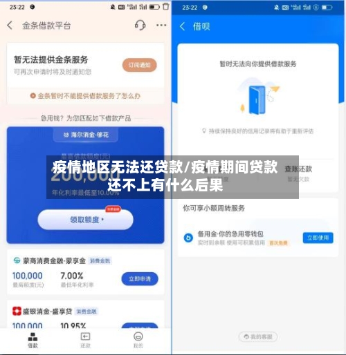 疫情地区无法还贷款/疫情期间贷款还不上有什么后果-第2张图片