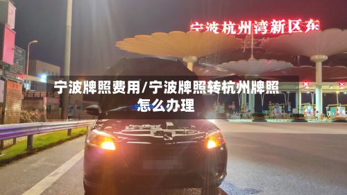 宁波牌照费用/宁波牌照转杭州牌照怎么办理-第3张图片
