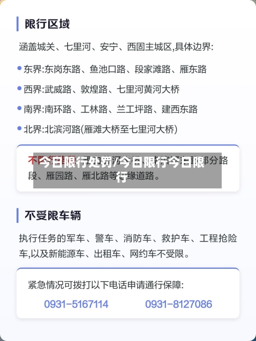 今日限行处罚/今日限行今日限行-第3张图片