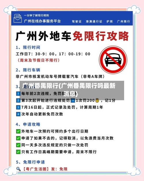 广州番禺限行(广州番禺限行吗最新消息)-第2张图片