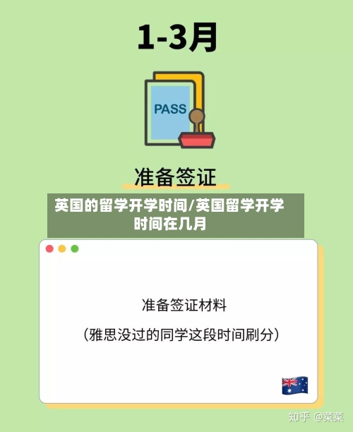 英国的留学开学时间/英国留学开学时间在几月