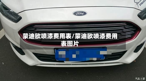 蒙迪欧喷漆费用表/蒙迪欧喷漆费用表图片-第2张图片