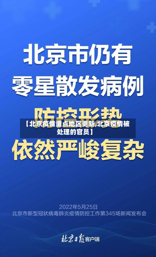 【北京疫情重点地区更新,北京疫情被处理的官员】
