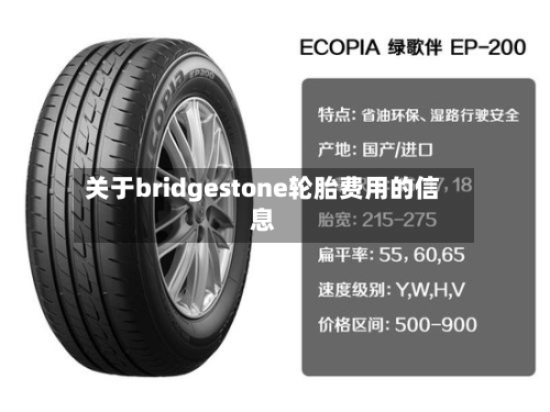 关于bridgestone轮胎费用的信息