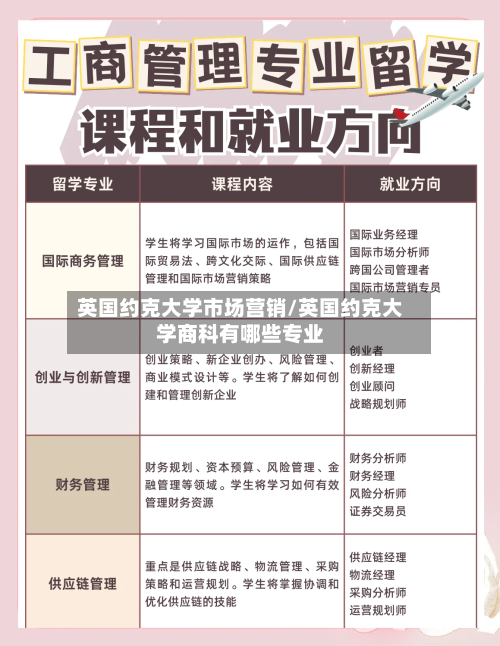 英国约克大学市场营销/英国约克大学商科有哪些专业