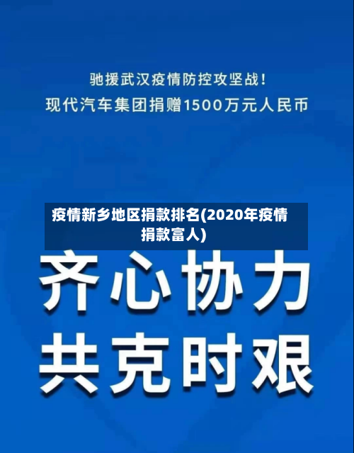 疫情新乡地区捐款排名(2020年疫情捐款富人)-第2张图片